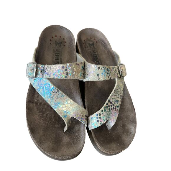 MEMPHISTO WOMENS LEATHER SANDAL SIZE 38 Size 8 USA - Picture 3 of 8